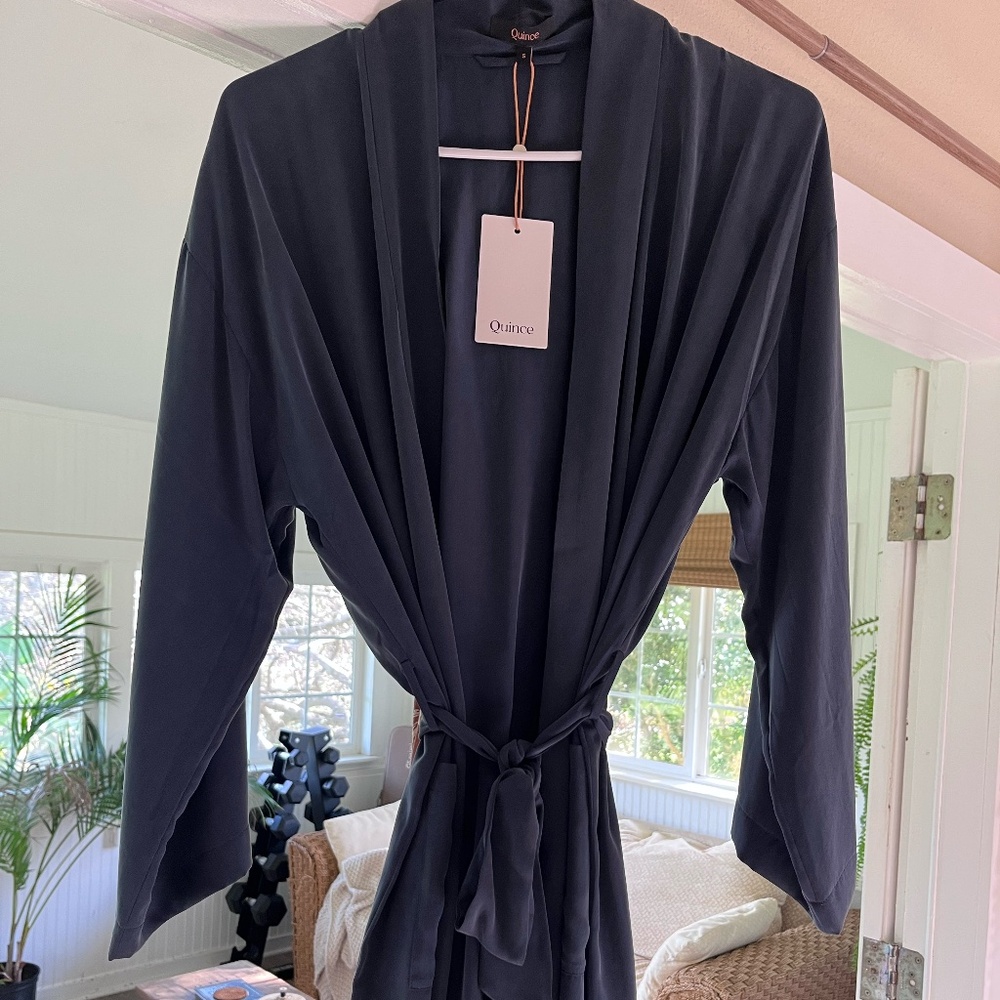 Quince washable silk robe